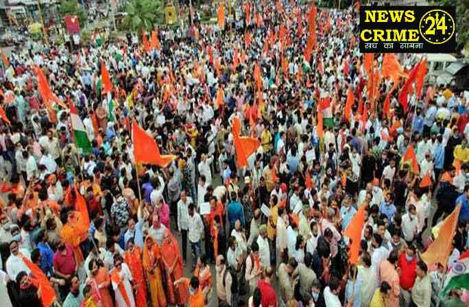  हिंदु संगठनों ने निकाला संकल्प मार्च, हाथ में तिरंगा लेकर ‘जय श्री राम’ के लगाए नारे